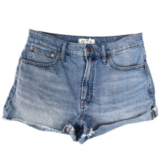 Madewell The Perfect Jean Shorts 30 High Rise Cutoff Vintage Casual - Picture 1 of 9